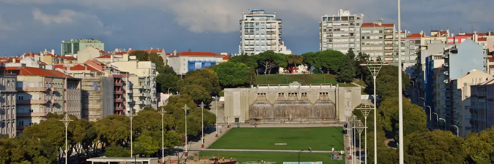 Parques e zonas verdes no Areeiro, Lisboa