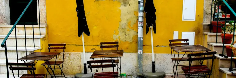 Cafés e mercados no Campolide, Lisboa